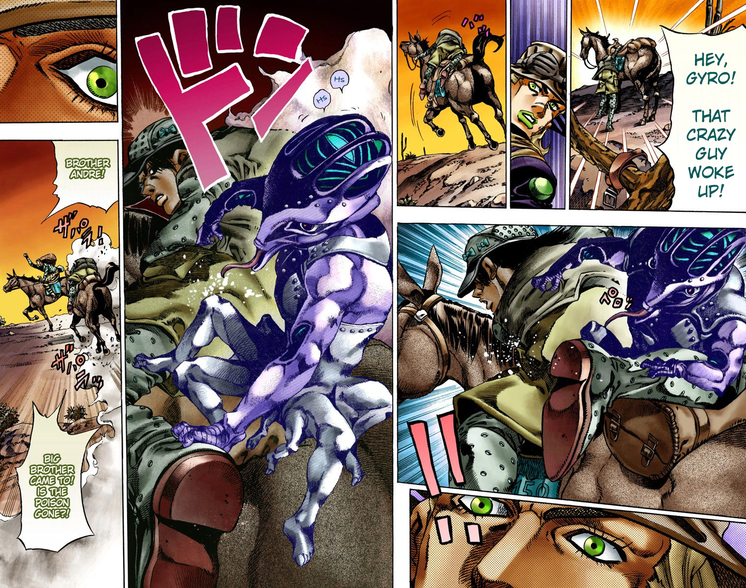 Jojo's Bizarre Adventure Part 7 - Steel Ball Run - Vol.3 Chapter 16: The Desert Born Outlaws Part 2