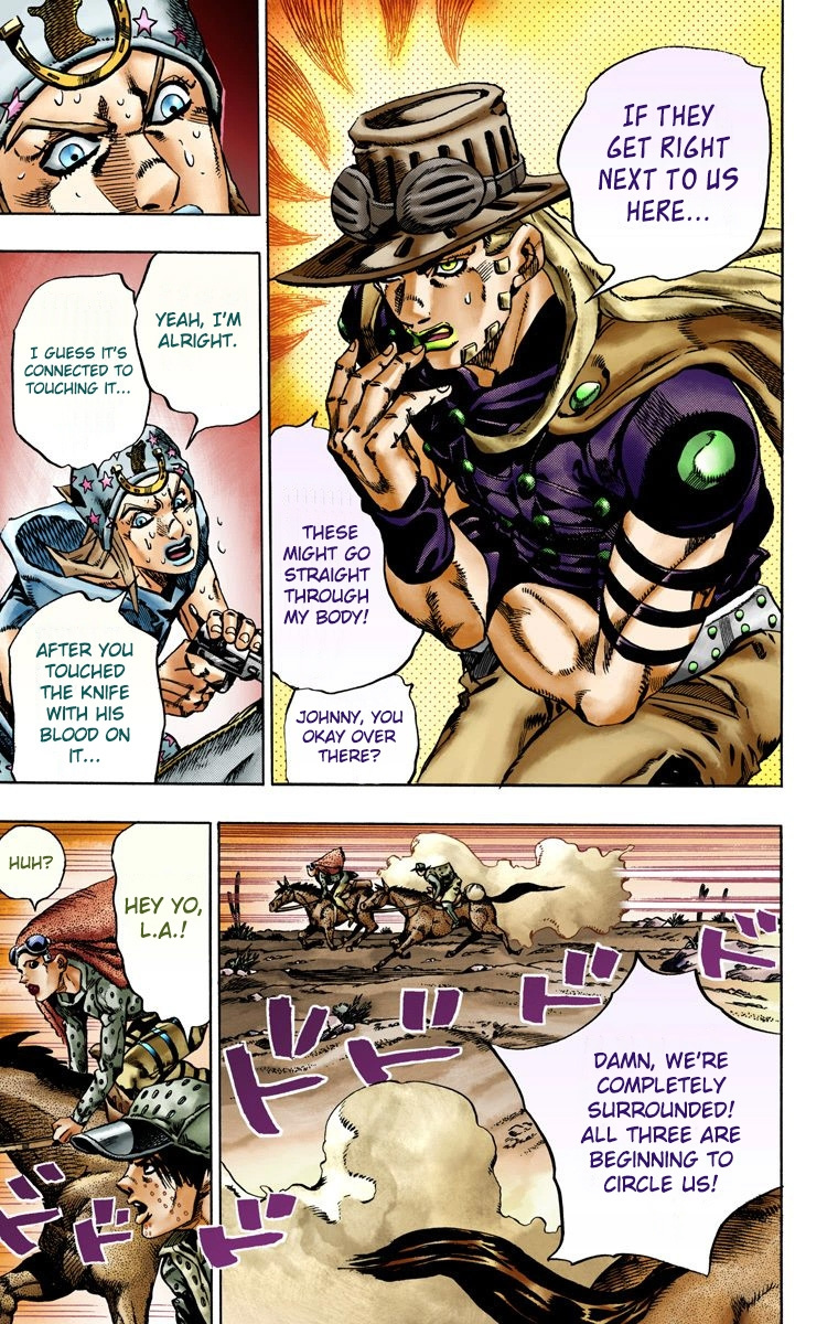 Jojo's Bizarre Adventure Part 7 - Steel Ball Run - Vol.3 Chapter 16: The Desert Born Outlaws Part 2