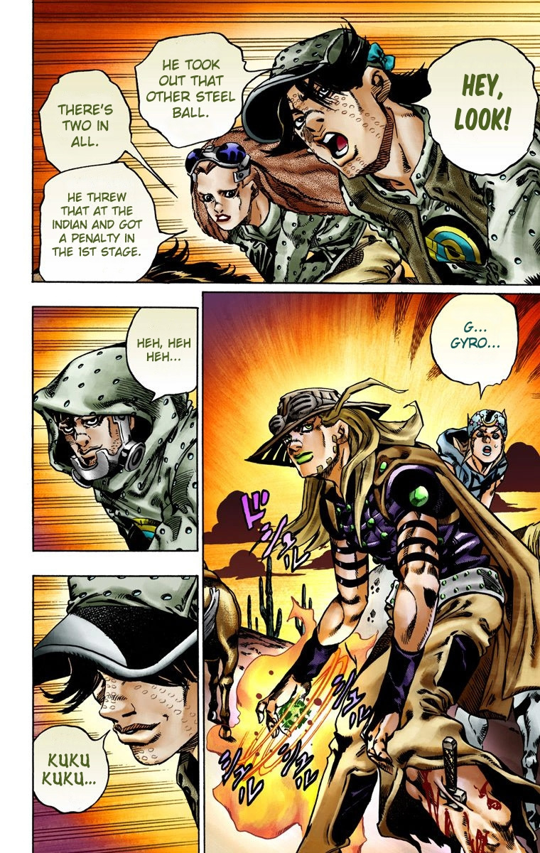 Jojo's Bizarre Adventure Part 7 - Steel Ball Run - Vol.3 Chapter 16: The Desert Born Outlaws Part 2