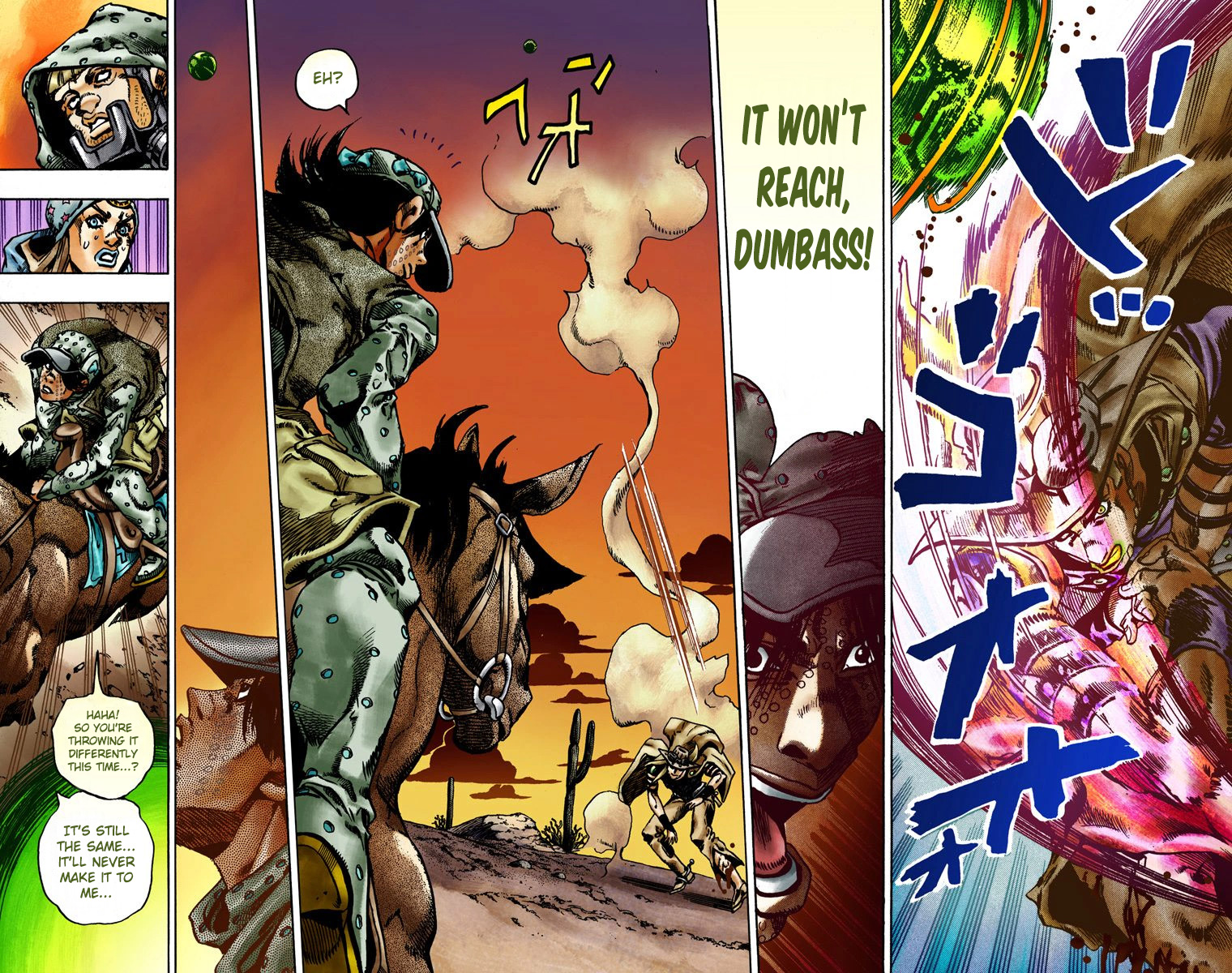 Jojo's Bizarre Adventure Part 7 - Steel Ball Run - Vol.3 Chapter 16: The Desert Born Outlaws Part 2