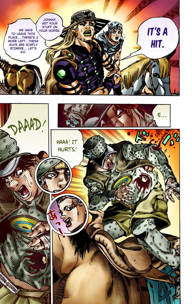 Jojo's Bizarre Adventure Part 7 - Steel Ball Run - Vol.3 Chapter 16: The Desert Born Outlaws Part 2