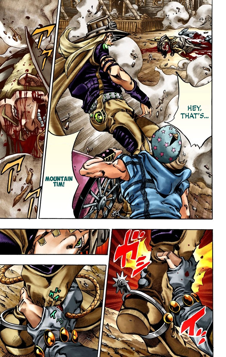 Jojo's Bizarre Adventure Part 7 - Steel Ball Run - Vol.4 Chapter 22: The Terrorist From A Far Off Country Part 1