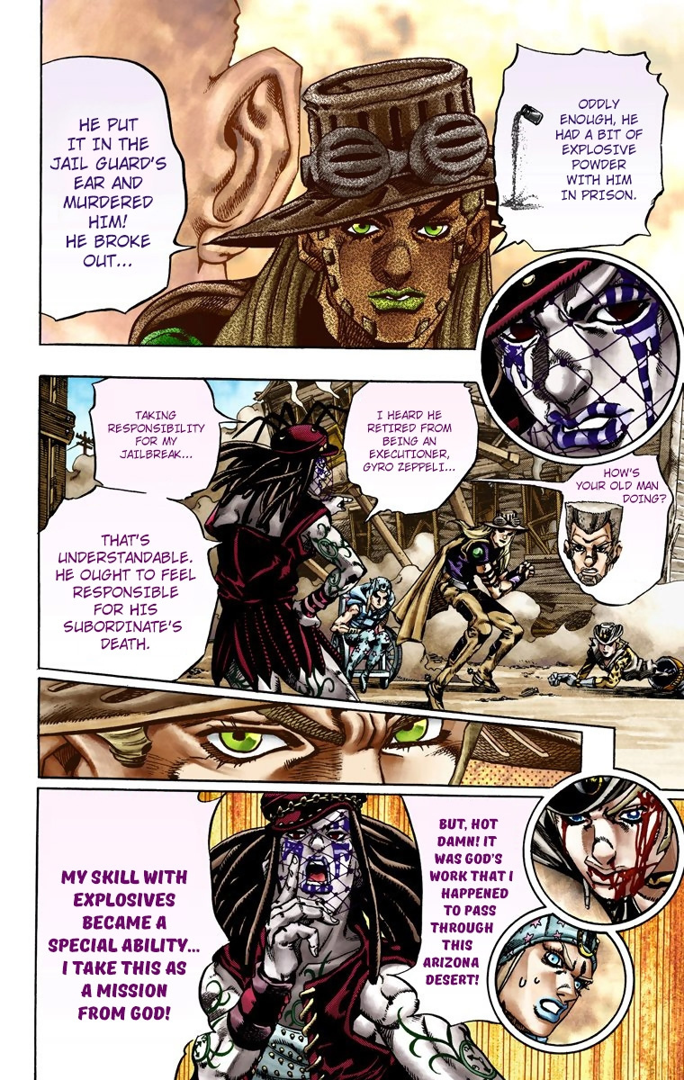 Jojo's Bizarre Adventure Part 7 - Steel Ball Run - Vol.4 Chapter 22: The Terrorist From A Far Off Country Part 1