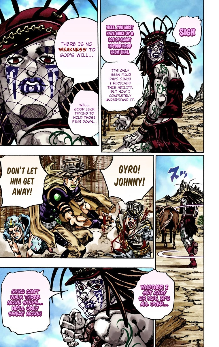 Jojo's Bizarre Adventure Part 7 - Steel Ball Run - Vol.4 Chapter 22: The Terrorist From A Far Off Country Part 1