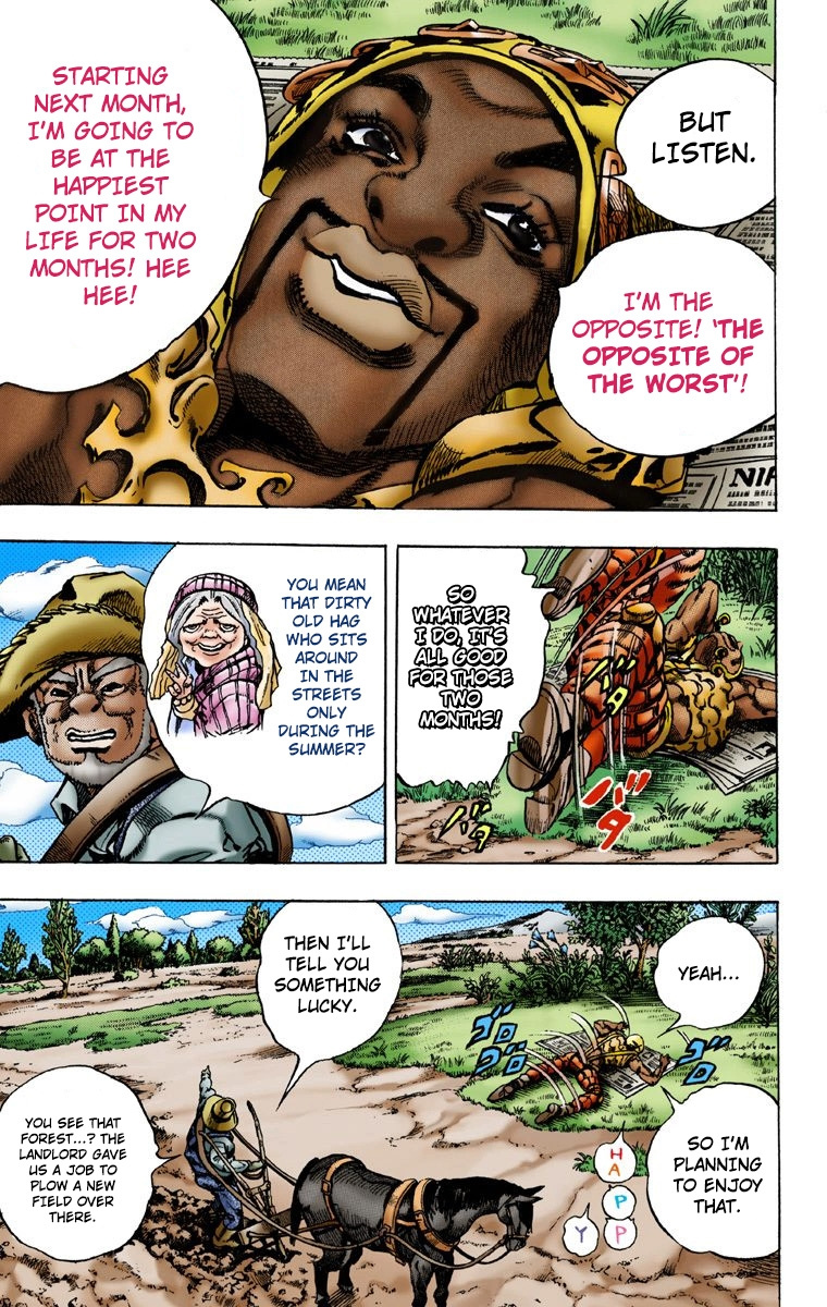 Jojo's Bizarre Adventure Part 7 - Steel Ball Run - Vol.1 Chapter 2: Gyro Zeppeli