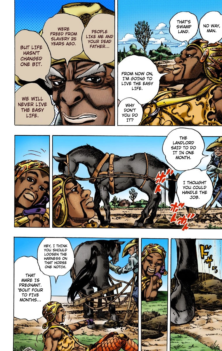 Jojo's Bizarre Adventure Part 7 - Steel Ball Run - Vol.1 Chapter 2: Gyro Zeppeli