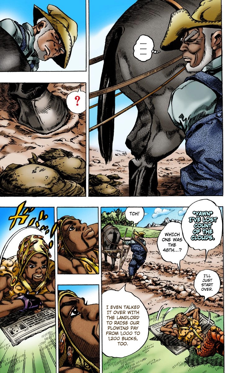 Jojo's Bizarre Adventure Part 7 - Steel Ball Run - Vol.1 Chapter 2: Gyro Zeppeli