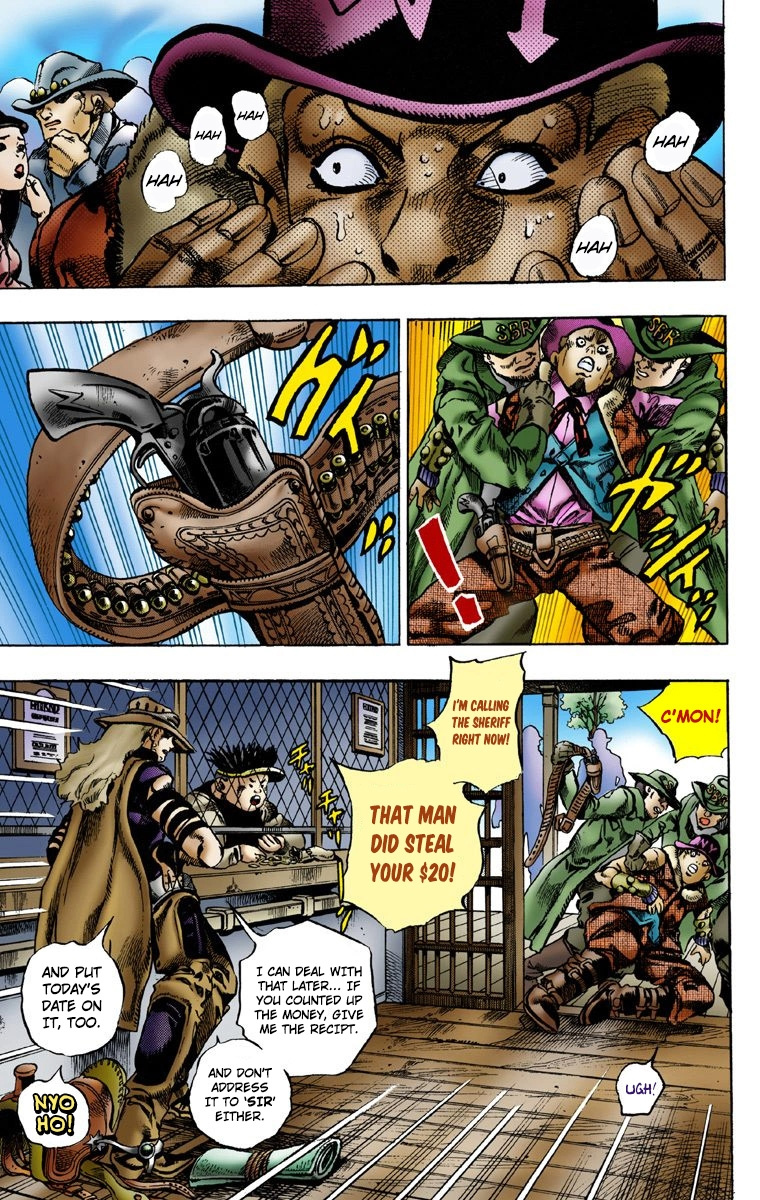 Jojo's Bizarre Adventure Part 7 - Steel Ball Run - Vol.1 Chapter 2: Gyro Zeppeli