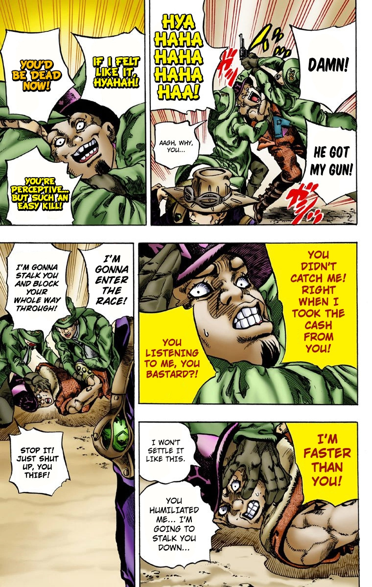 Jojo's Bizarre Adventure Part 7 - Steel Ball Run - Vol.1 Chapter 2: Gyro Zeppeli