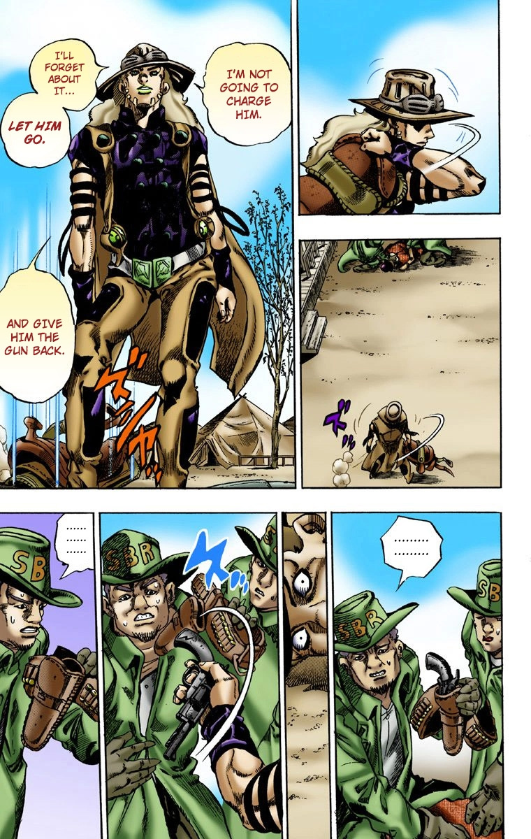 Jojo's Bizarre Adventure Part 7 - Steel Ball Run - Vol.1 Chapter 2: Gyro Zeppeli