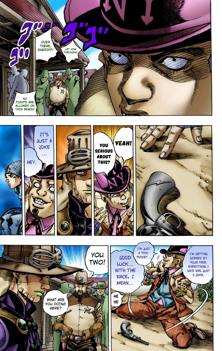 Jojo's Bizarre Adventure Part 7 - Steel Ball Run - Vol.1 Chapter 2: Gyro Zeppeli