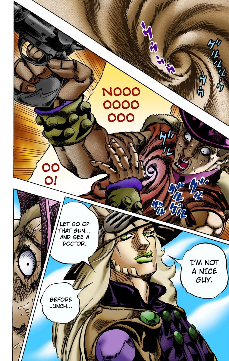 Jojo's Bizarre Adventure Part 7 - Steel Ball Run - Vol.1 Chapter 2: Gyro Zeppeli