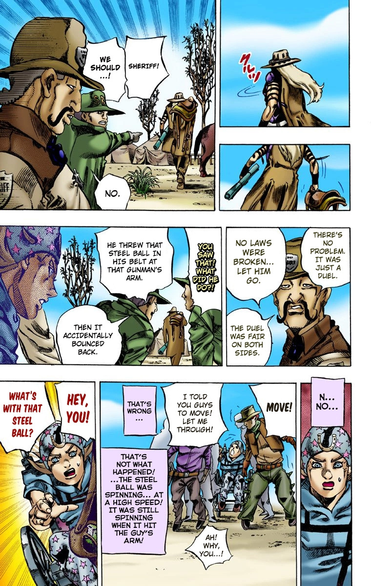 Jojo's Bizarre Adventure Part 7 - Steel Ball Run - Vol.1 Chapter 2: Gyro Zeppeli