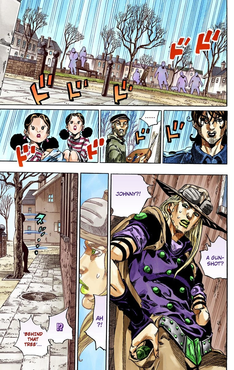 Jojo's Bizarre Adventure Part 7 - Steel Ball Run - Vol.17 Chapter 65: Chocolate Disco Part 2