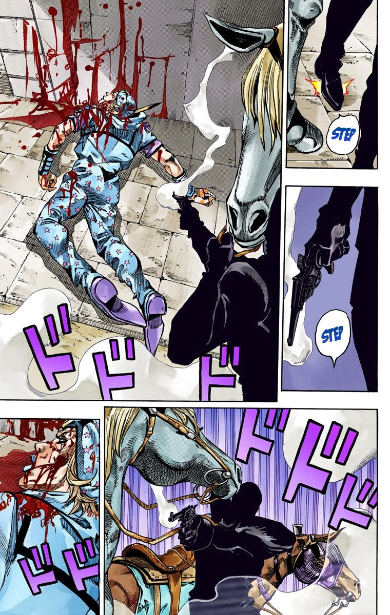 Jojo's Bizarre Adventure Part 7 - Steel Ball Run - Vol.17 Chapter 65: Chocolate Disco Part 2