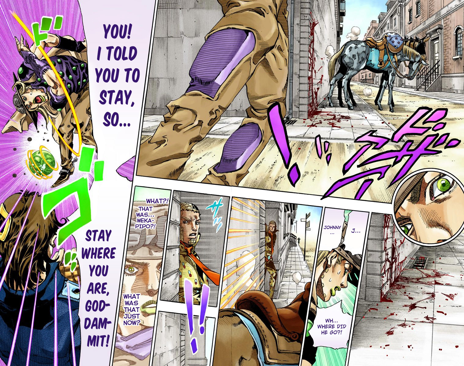 Jojo's Bizarre Adventure Part 7 - Steel Ball Run - Vol.17 Chapter 65: Chocolate Disco Part 2