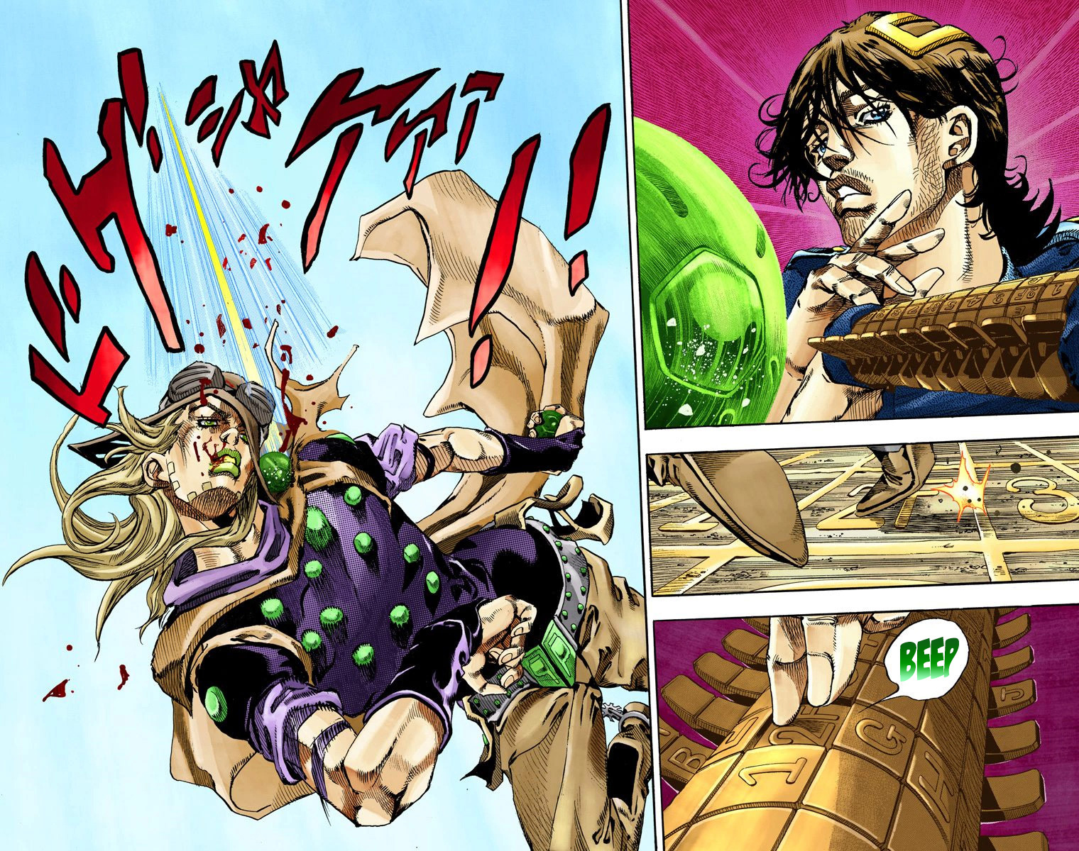 Jojo's Bizarre Adventure Part 7 - Steel Ball Run - Vol.17 Chapter 65: Chocolate Disco Part 2