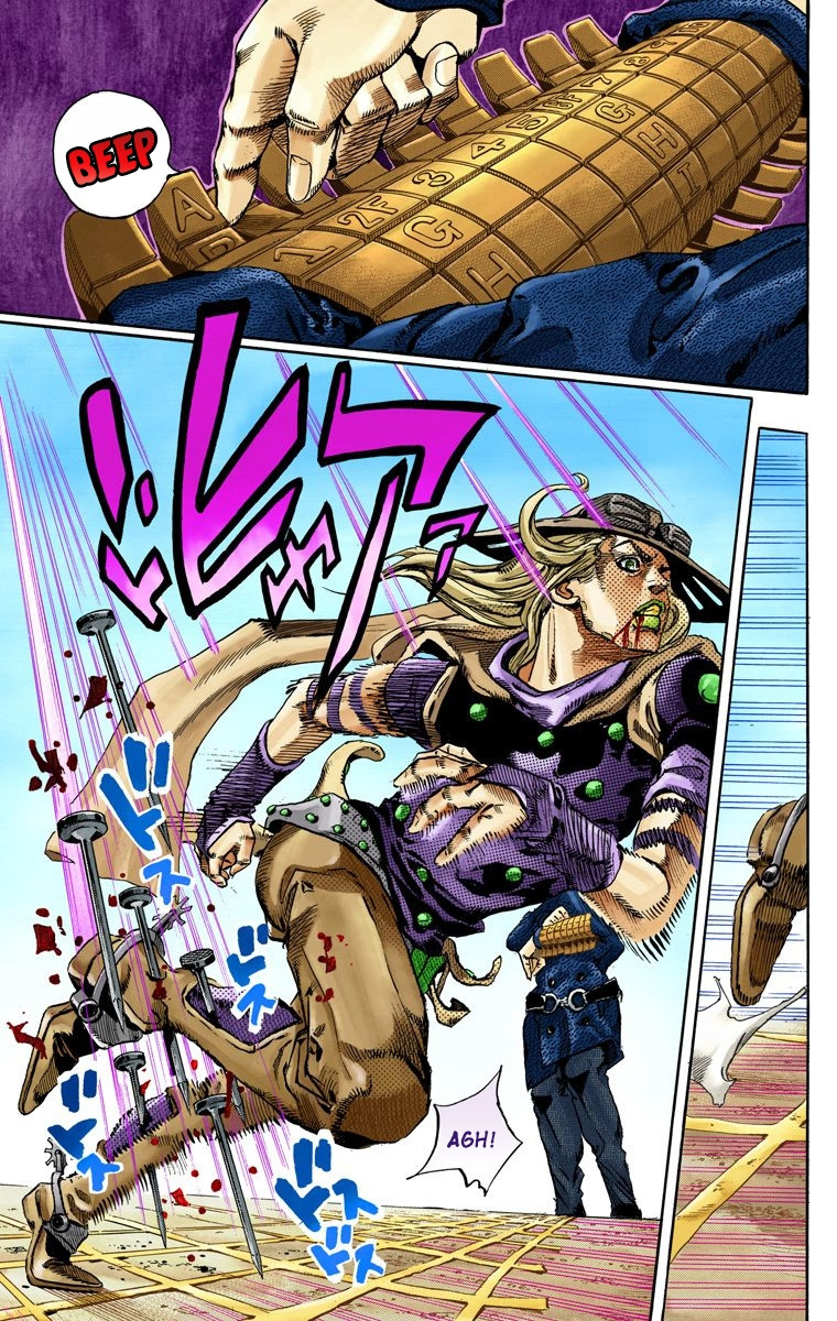 Jojo's Bizarre Adventure Part 7 - Steel Ball Run - Vol.17 Chapter 65: Chocolate Disco Part 2