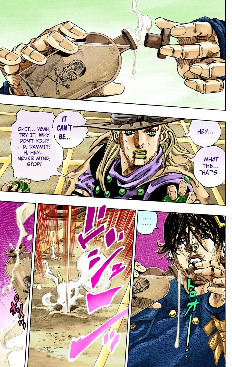 Jojo's Bizarre Adventure Part 7 - Steel Ball Run - Vol.17 Chapter 65: Chocolate Disco Part 2