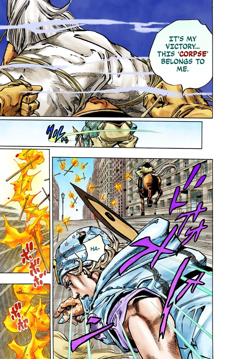 Jojo's Bizarre Adventure Part 7 - Steel Ball Run - Vol.24 Chapter 92: High Voltage Part 3