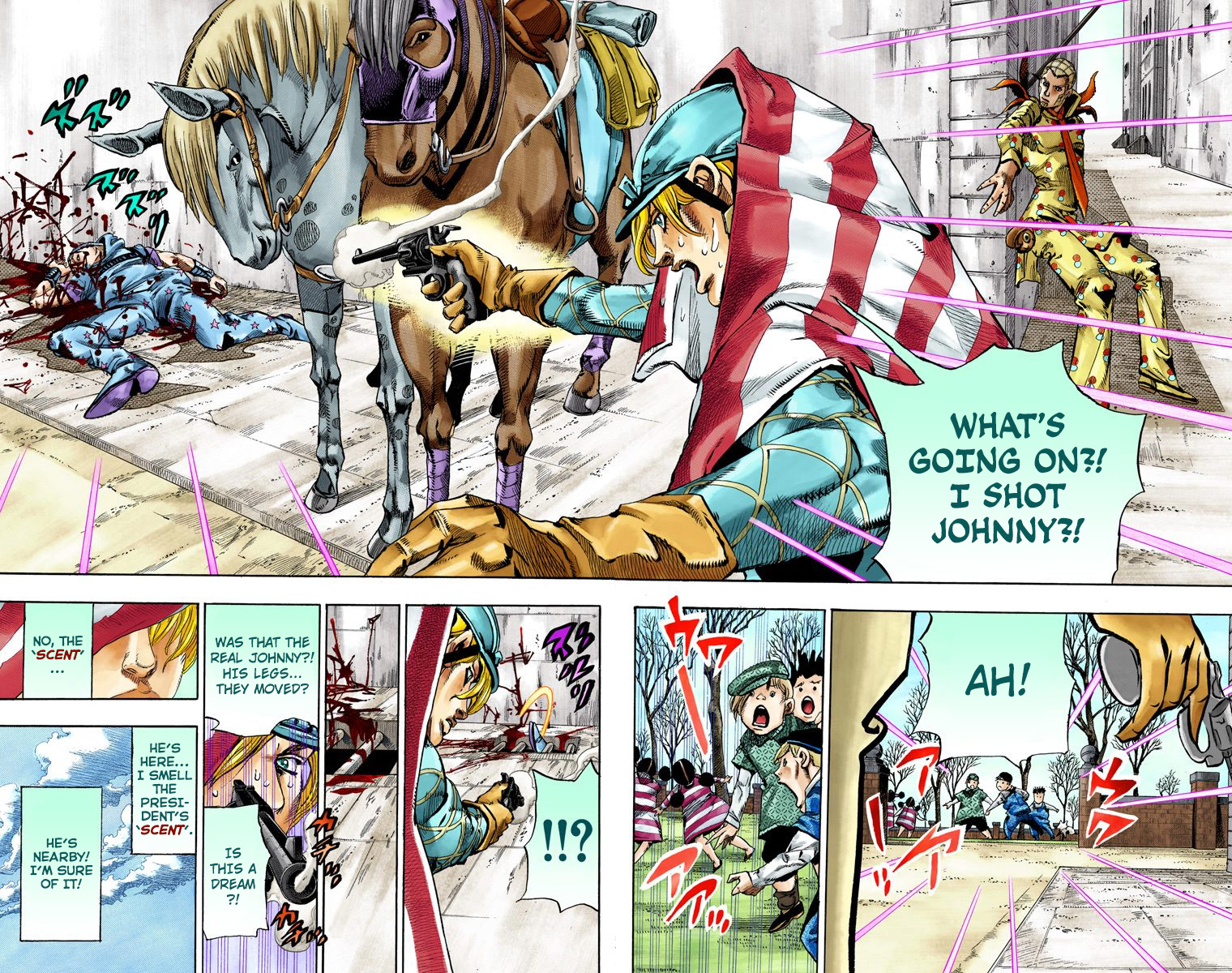 Jojo's Bizarre Adventure Part 7 - Steel Ball Run - Vol.17 Chapter 68: D4C Part 3