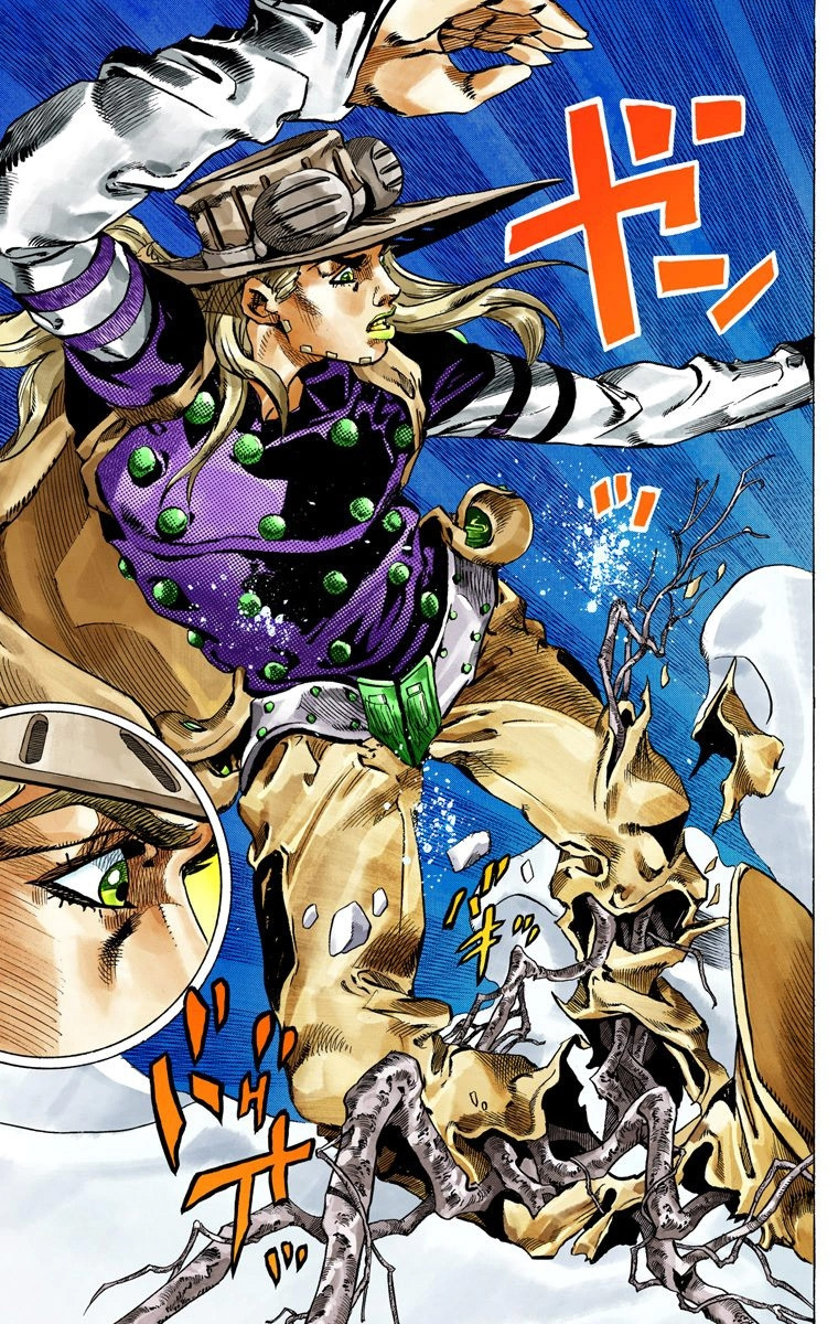 Jojo's Bizarre Adventure Part 7 - Steel Ball Run - Vol.12 Chapter 46: The Promised Land- Sugar Mountain Part 2