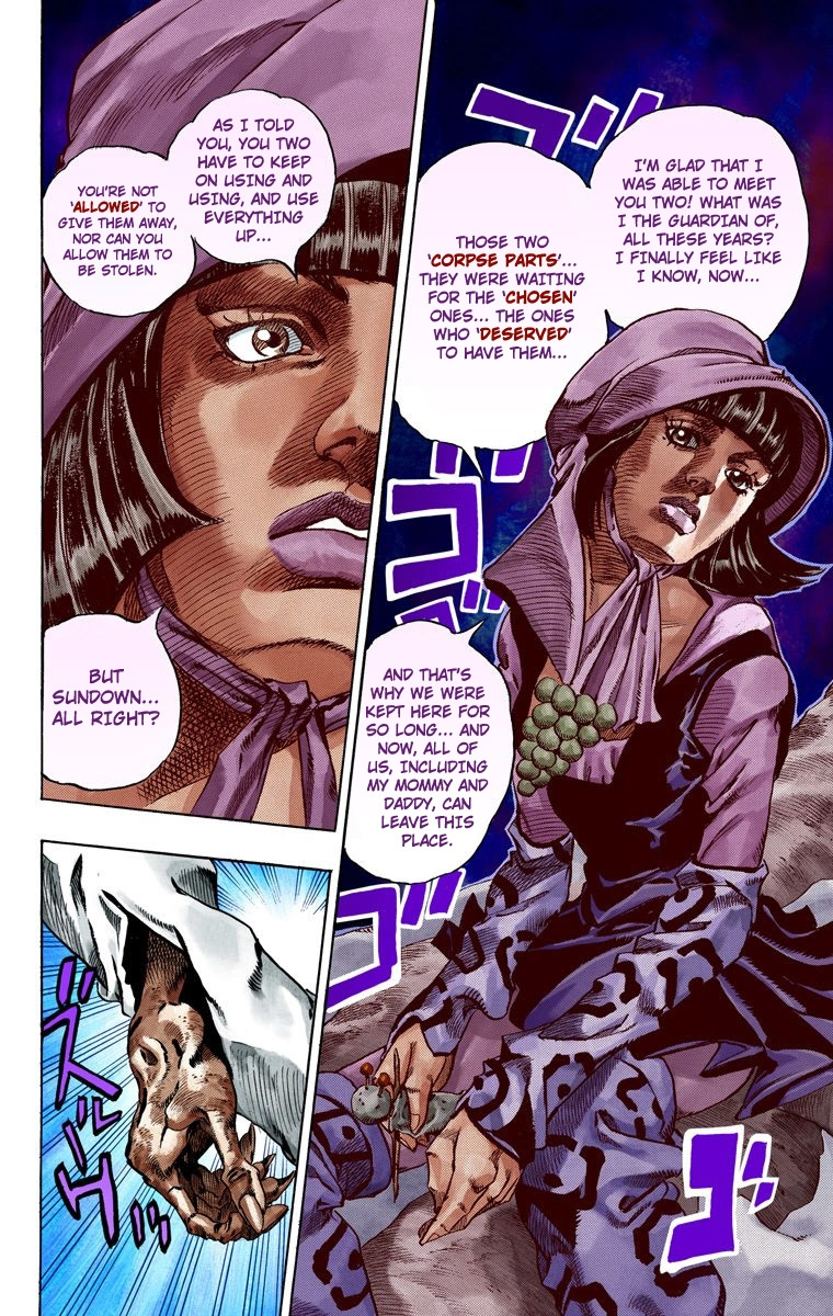 Jojo's Bizarre Adventure Part 7 - Steel Ball Run - Vol.12 Chapter 46: The Promised Land- Sugar Mountain Part 2