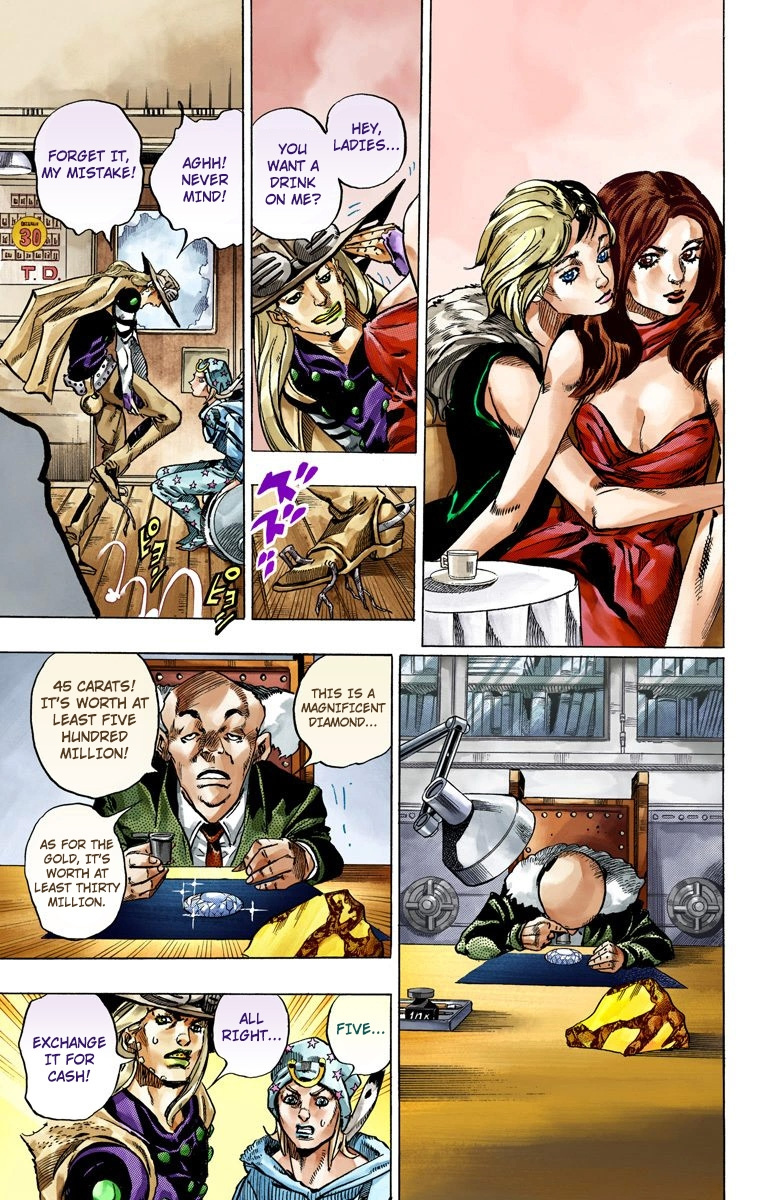 Jojo's Bizarre Adventure Part 7 - Steel Ball Run - Vol.12 Chapter 46: The Promised Land- Sugar Mountain Part 2