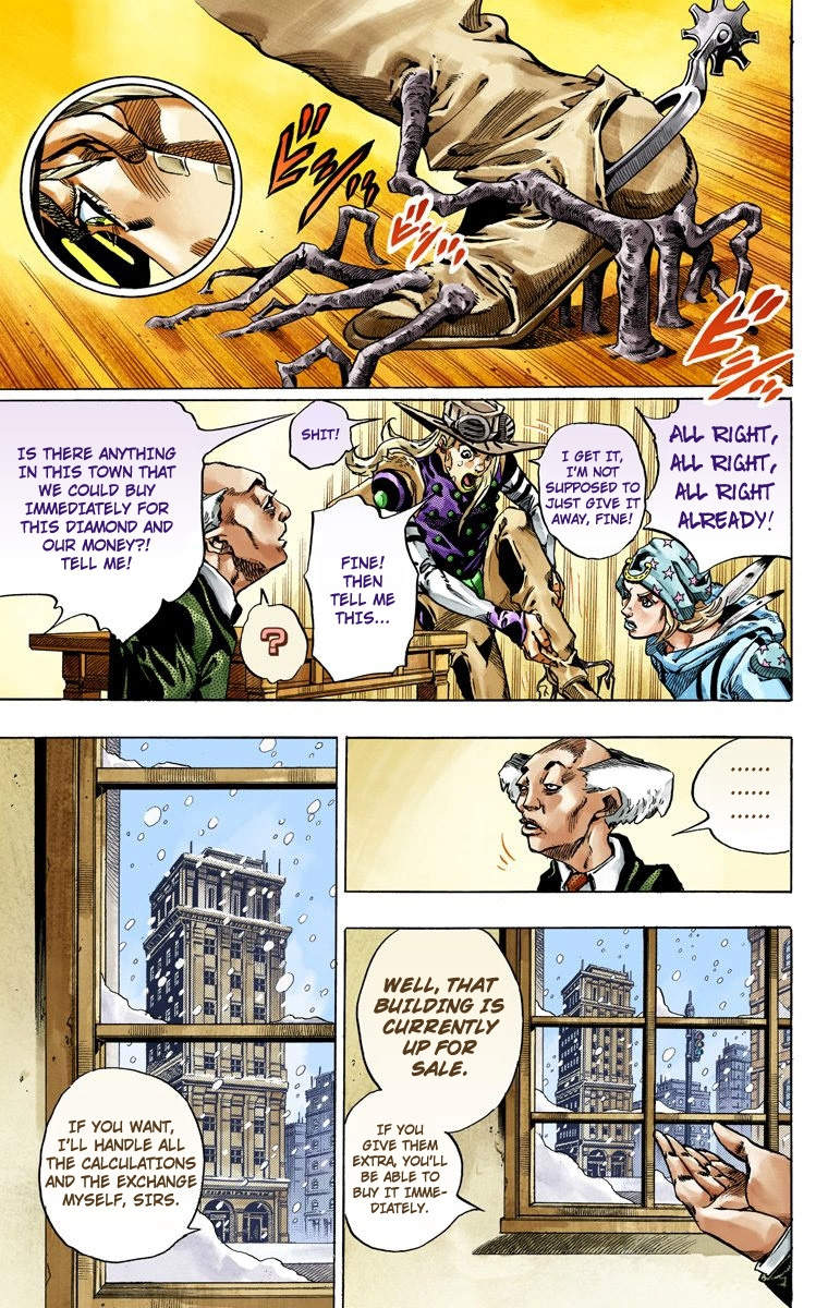 Jojo's Bizarre Adventure Part 7 - Steel Ball Run - Vol.12 Chapter 46: The Promised Land- Sugar Mountain Part 2