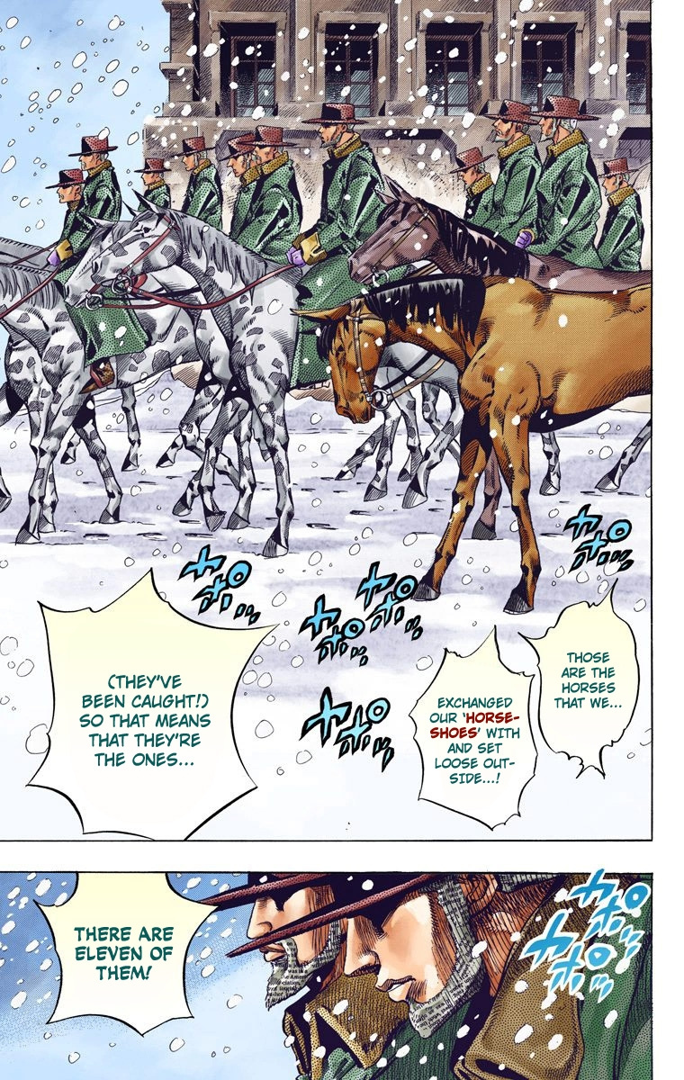 Jojo's Bizarre Adventure Part 7 - Steel Ball Run - Vol.12 Chapter 46: The Promised Land- Sugar Mountain Part 2