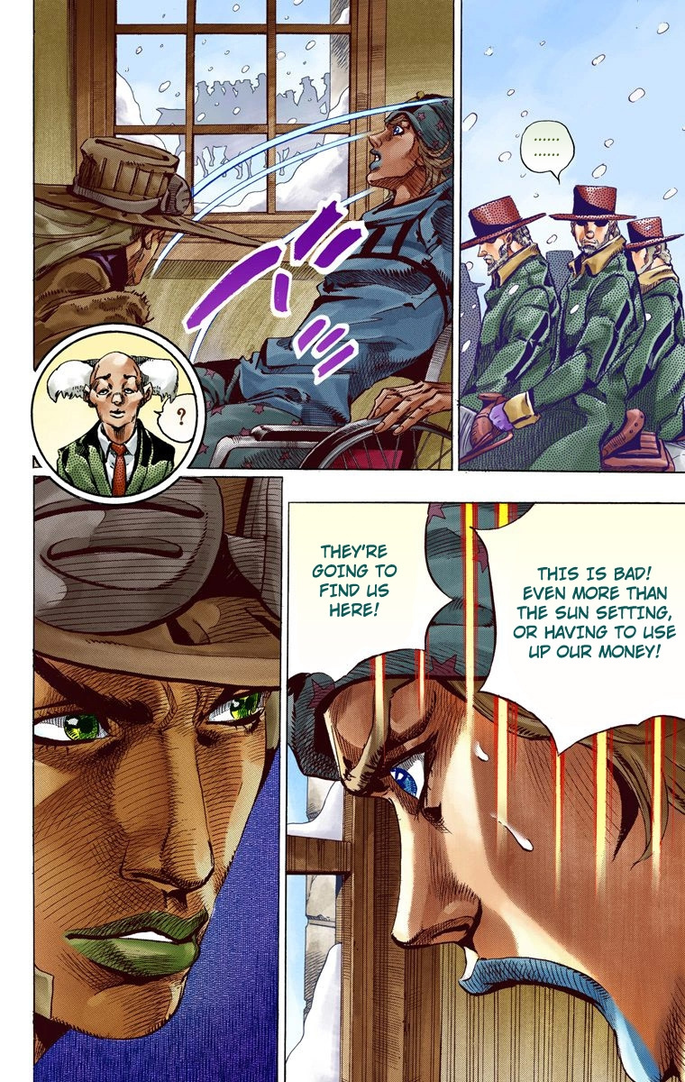 Jojo's Bizarre Adventure Part 7 - Steel Ball Run - Vol.12 Chapter 46: The Promised Land- Sugar Mountain Part 2