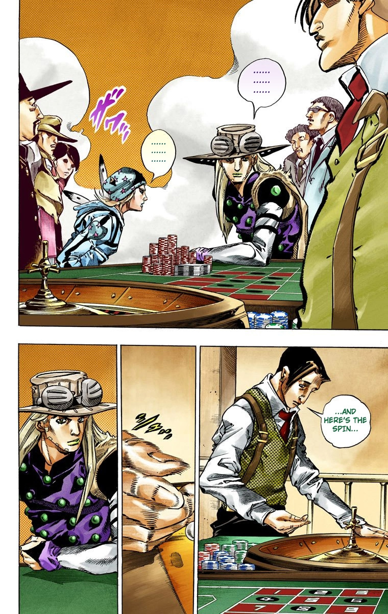 Jojo's Bizarre Adventure Part 7 - Steel Ball Run - Vol.12 Chapter 46: The Promised Land- Sugar Mountain Part 2