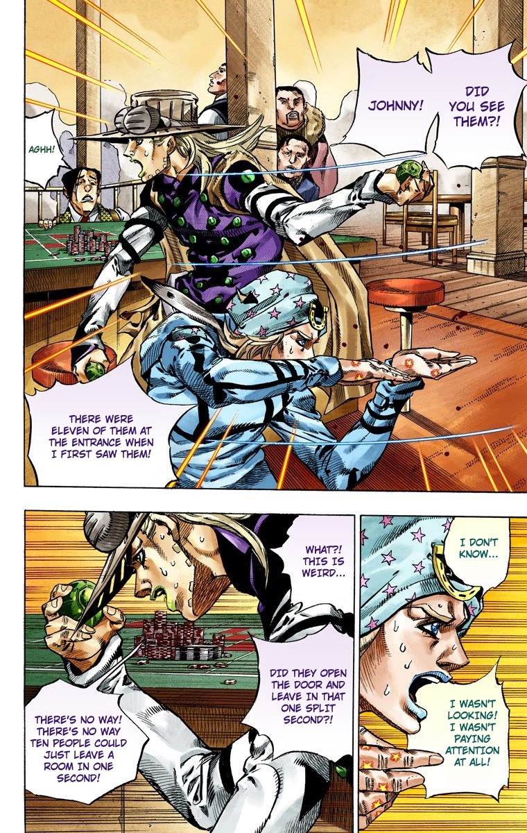 Jojo's Bizarre Adventure Part 7 - Steel Ball Run - Vol.12 Chapter 46: The Promised Land- Sugar Mountain Part 2