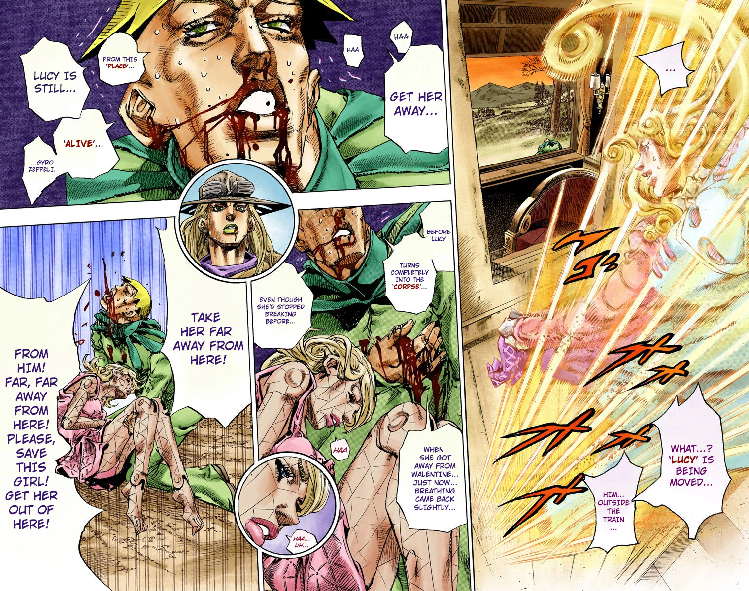 Jojo's Bizarre Adventure Part 7 - Steel Ball Run - Vol.21 Chapter 81: D4C Part 14 -Love Train-