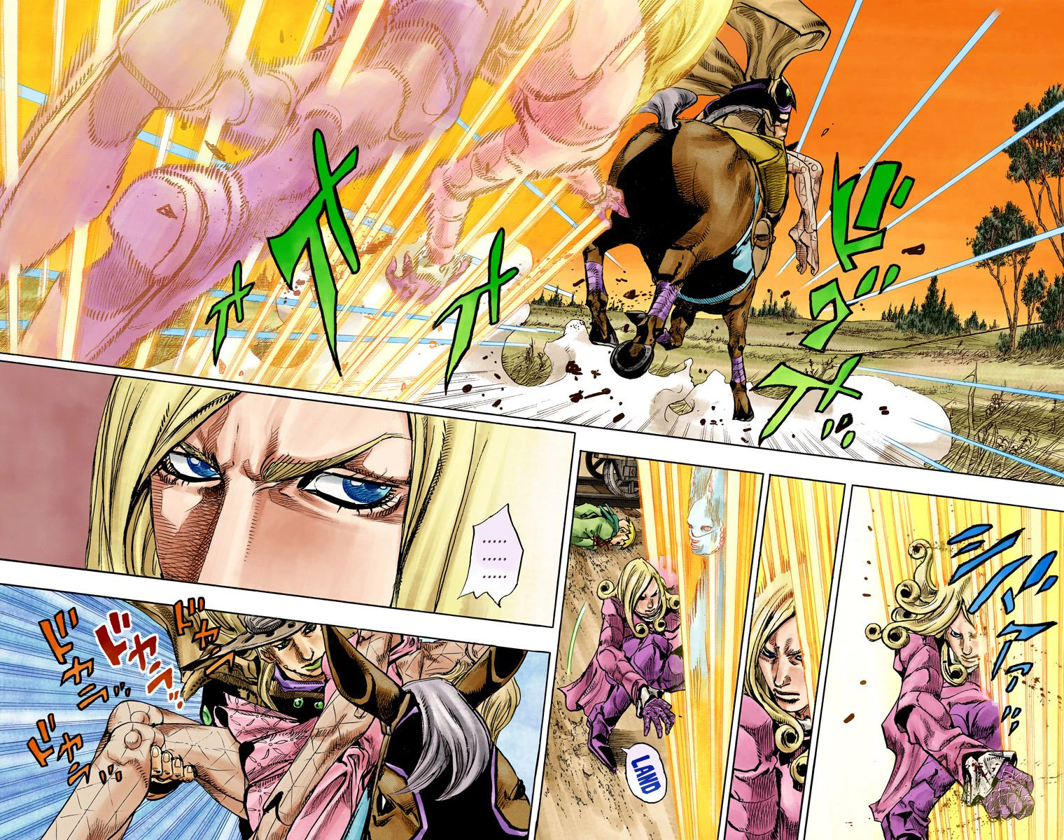 Jojo's Bizarre Adventure Part 7 - Steel Ball Run - Vol.21 Chapter 81: D4C Part 14 -Love Train-