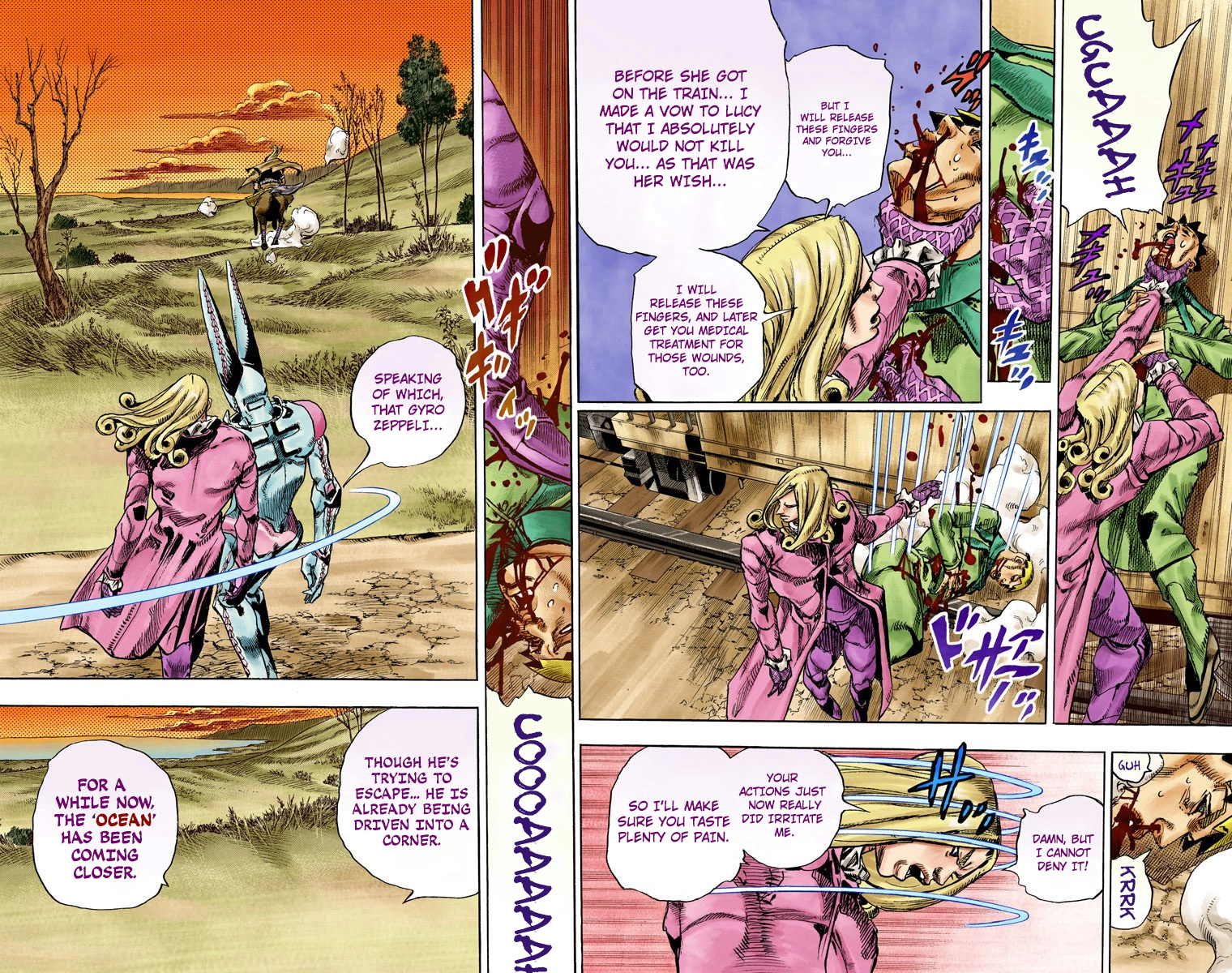 Jojo's Bizarre Adventure Part 7 - Steel Ball Run - Vol.21 Chapter 81: D4C Part 14 -Love Train-