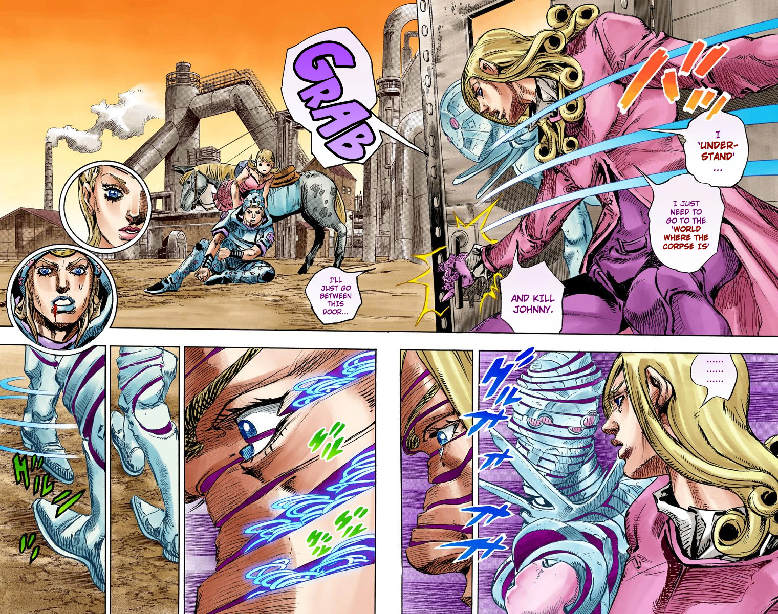 Jojo's Bizarre Adventure Part 7 - Steel Ball Run - Vol.22 Chapter 86: Ball Breaker Part 4