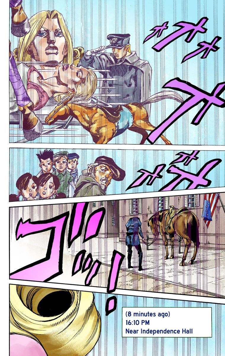 Jojo's Bizarre Adventure Part 7 - Steel Ball Run - Vol.18 Chapter 69: D4C Part 4