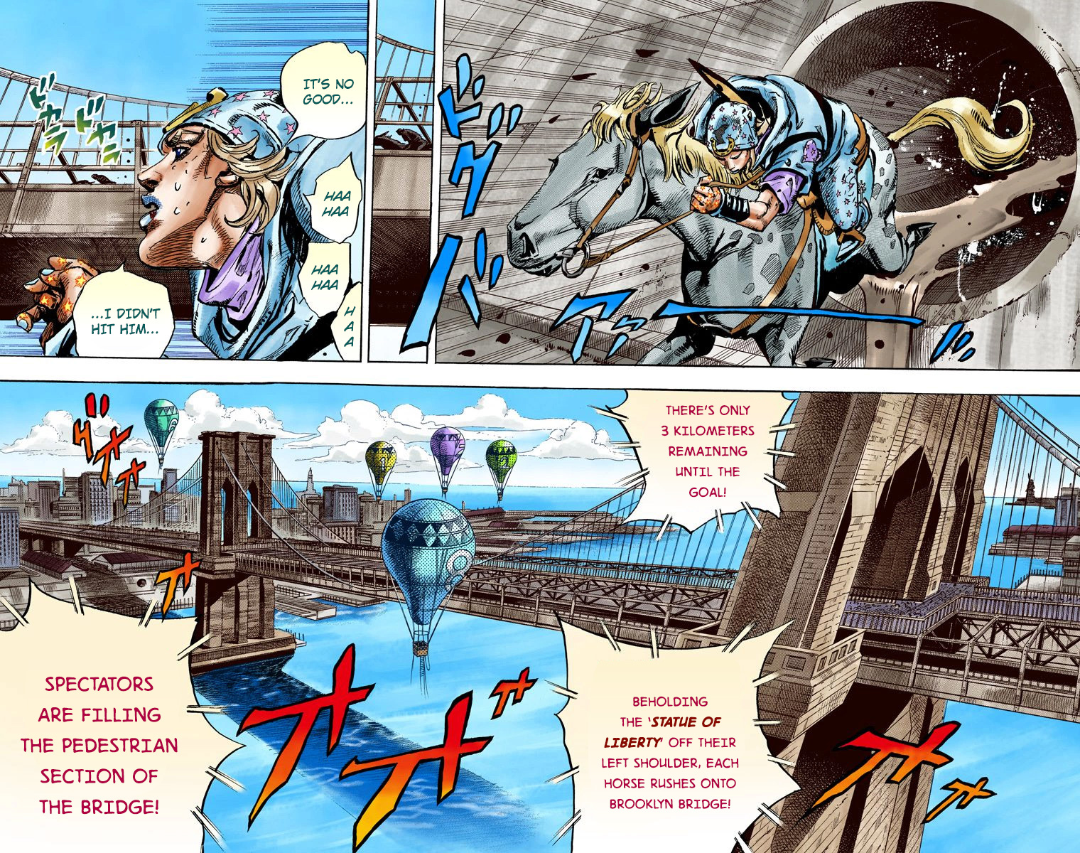 Jojo's Bizarre Adventure Part 7 - Steel Ball Run - Vol.24 Chapter 93: High Voltage Part 4