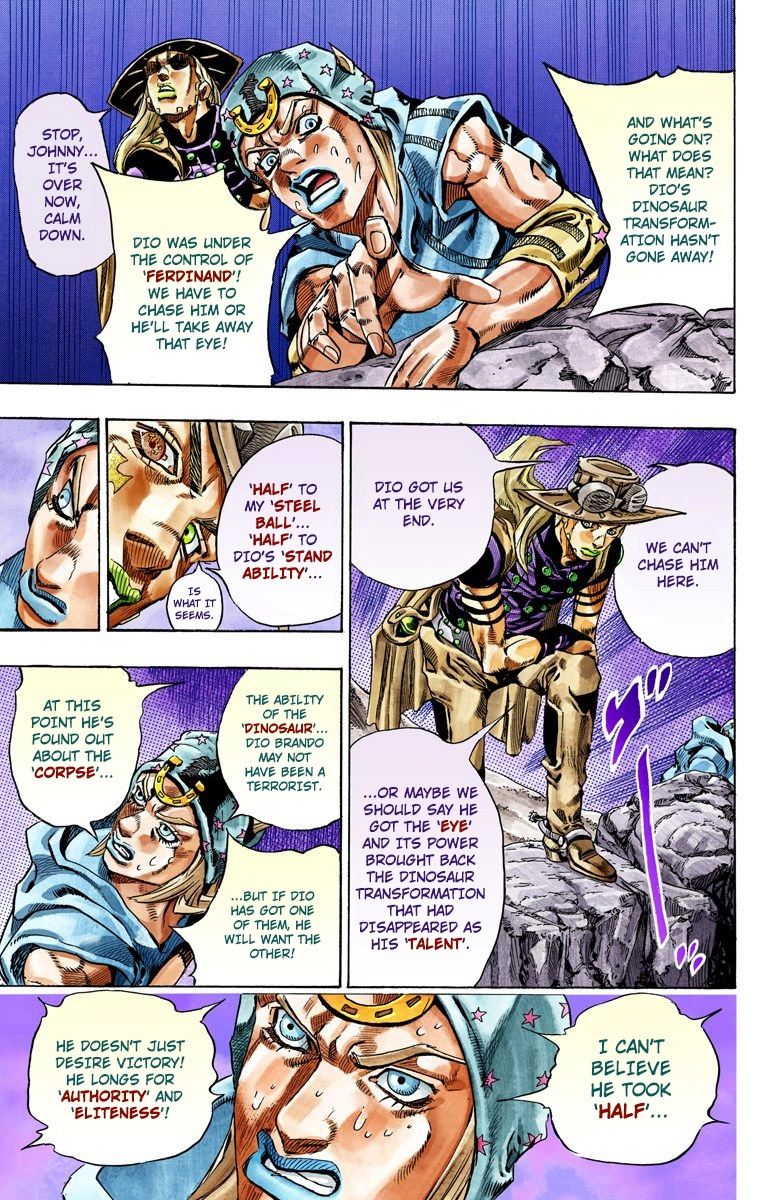 Jojo's Bizarre Adventure Part 7 - Steel Ball Run - Vol.7 Chapter 31: Scary Monsters Part 4