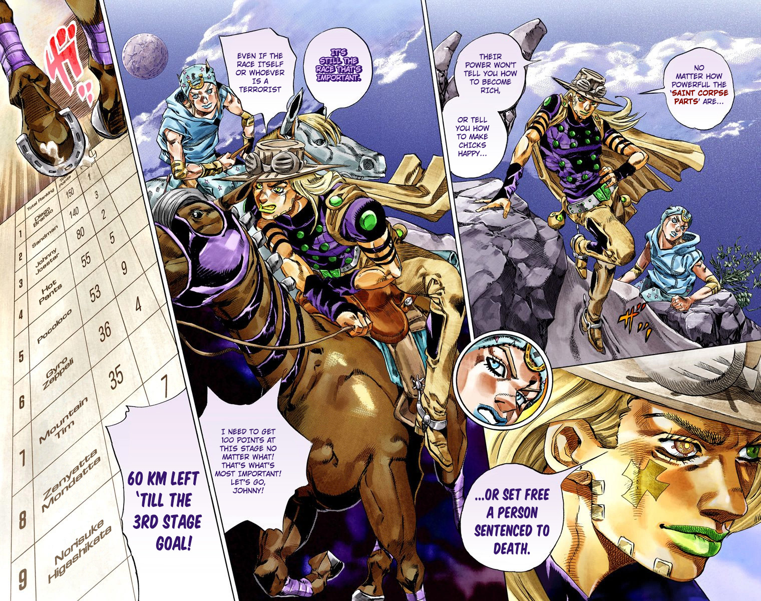 Jojo's Bizarre Adventure Part 7 - Steel Ball Run - Vol.7 Chapter 31: Scary Monsters Part 4