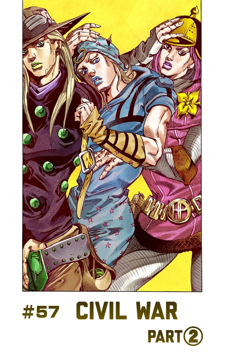 Jojo's Bizarre Adventure Part 7 - Steel Ball Run - Vol.15 Chapter 57: Civil War Part 2