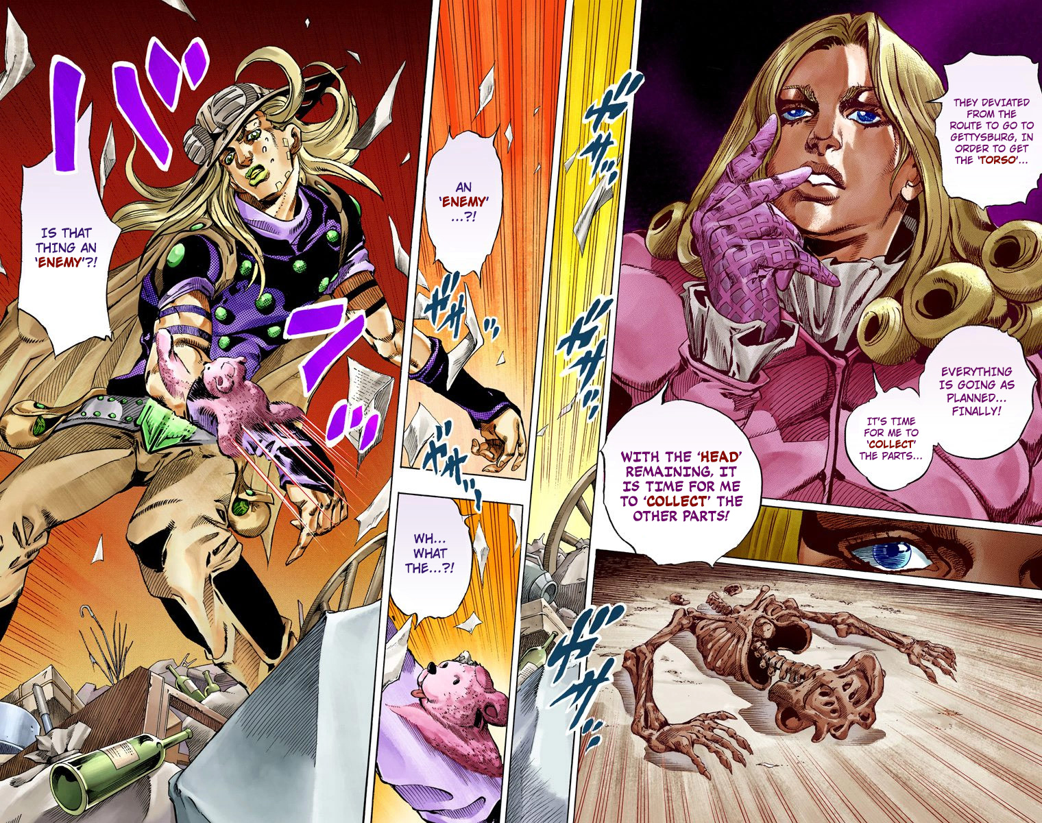 Jojo's Bizarre Adventure Part 7 - Steel Ball Run - Vol.15 Chapter 57: Civil War Part 2