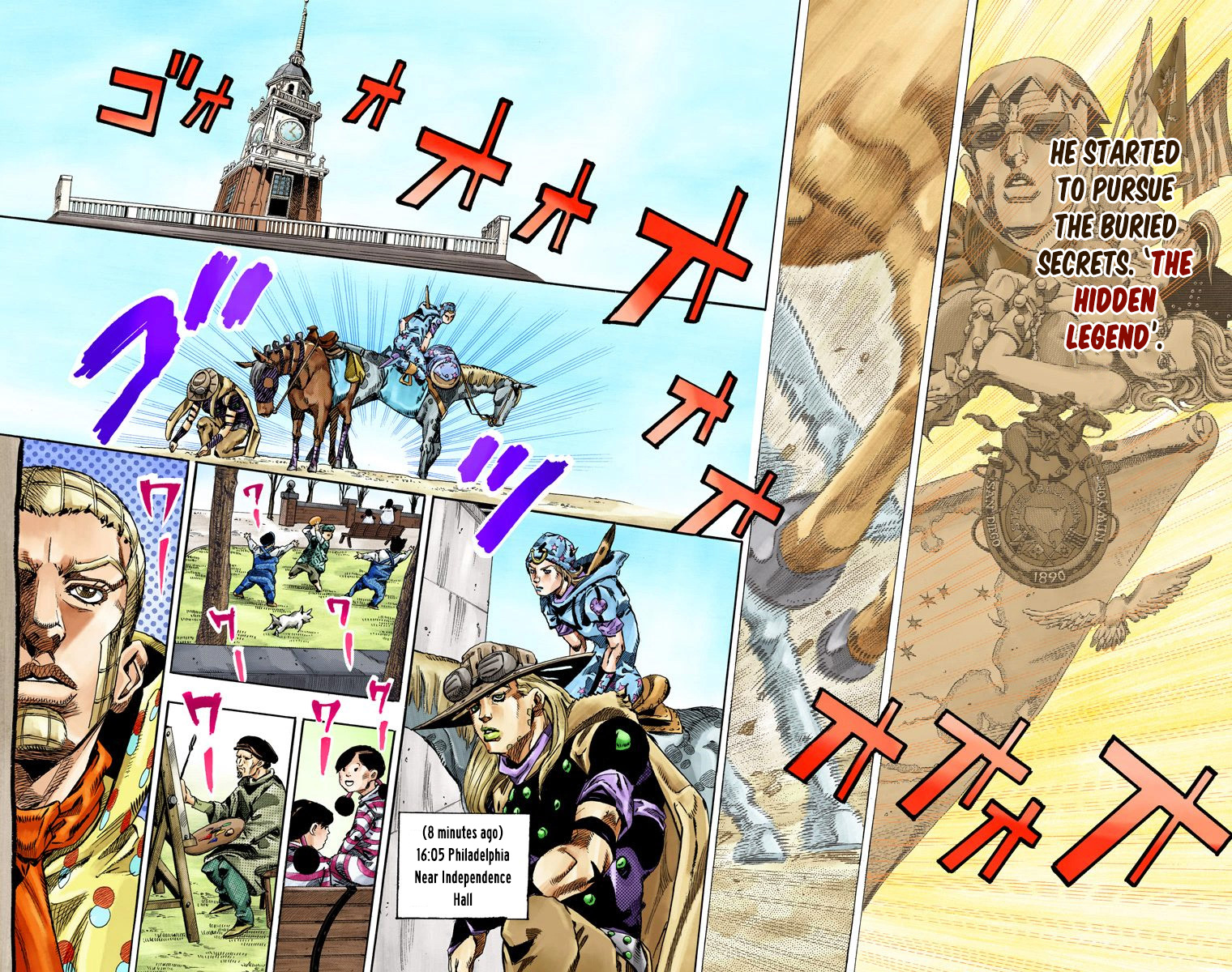 Jojo's Bizarre Adventure Part 7 - Steel Ball Run - Vol.17 Chapter 67: D4C Part 2