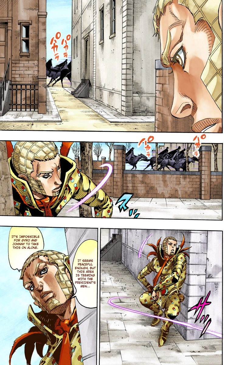 Jojo's Bizarre Adventure Part 7 - Steel Ball Run - Vol.17 Chapter 67: D4C Part 2