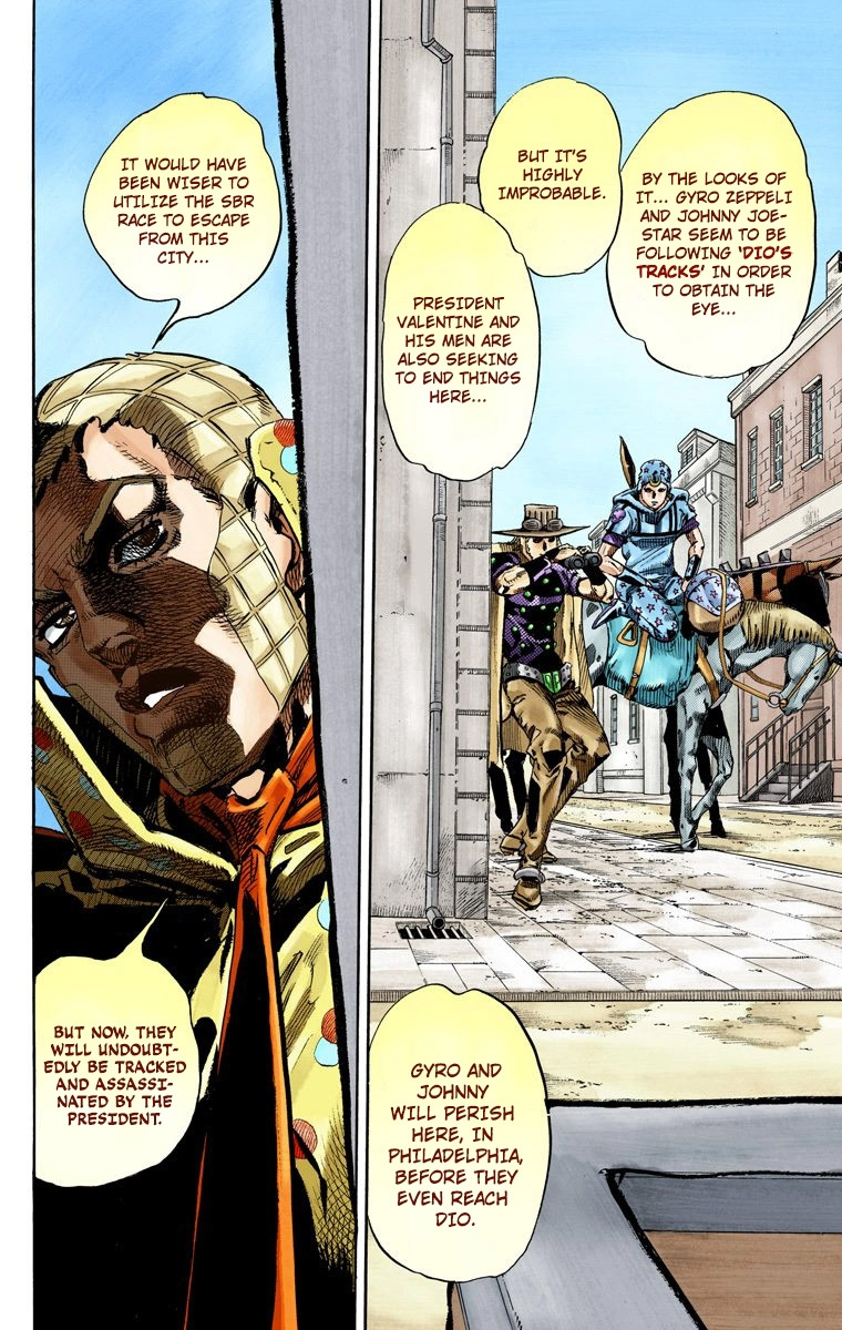 Jojo's Bizarre Adventure Part 7 - Steel Ball Run - Vol.17 Chapter 67: D4C Part 2