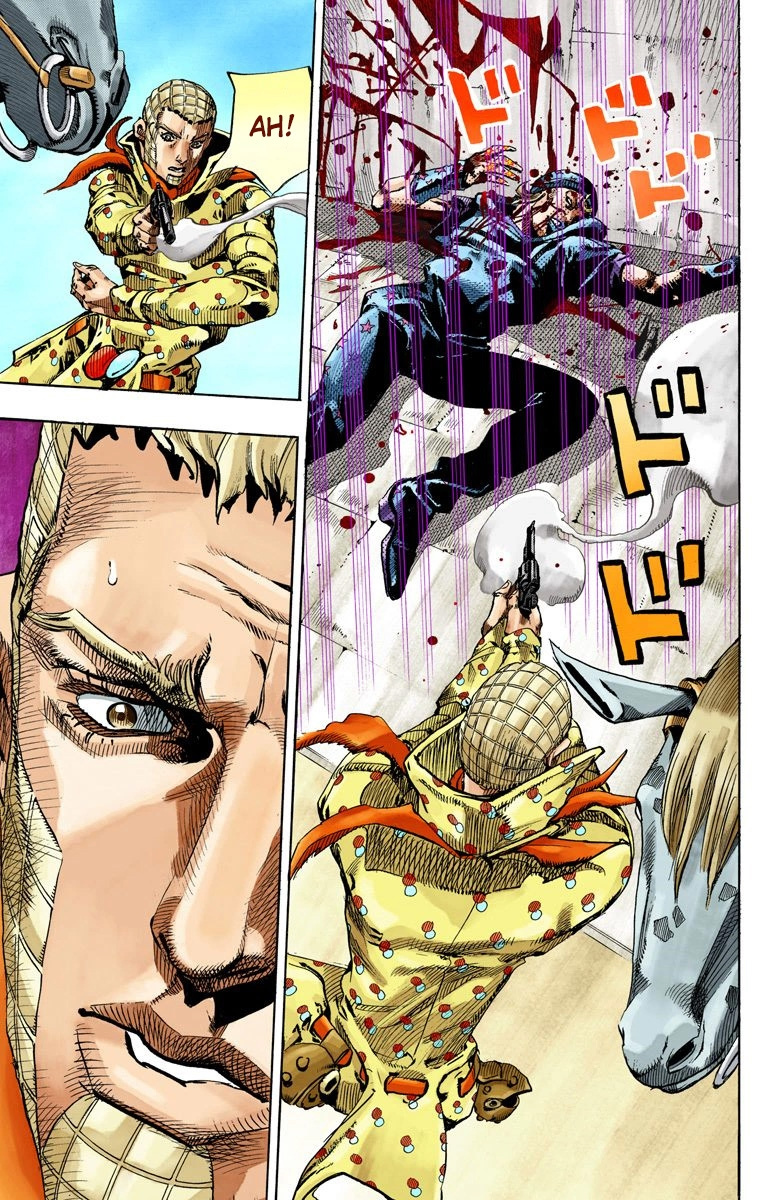 Jojo's Bizarre Adventure Part 7 - Steel Ball Run - Vol.17 Chapter 67: D4C Part 2