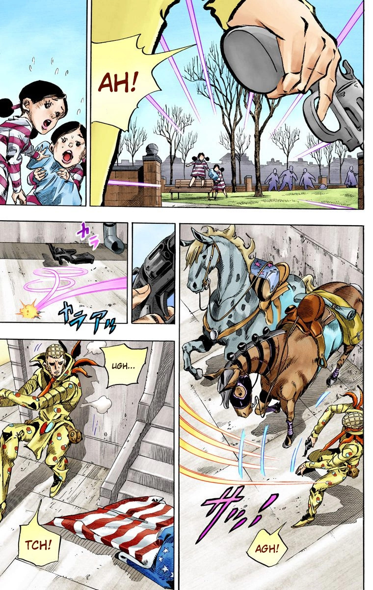 Jojo's Bizarre Adventure Part 7 - Steel Ball Run - Vol.17 Chapter 67: D4C Part 2