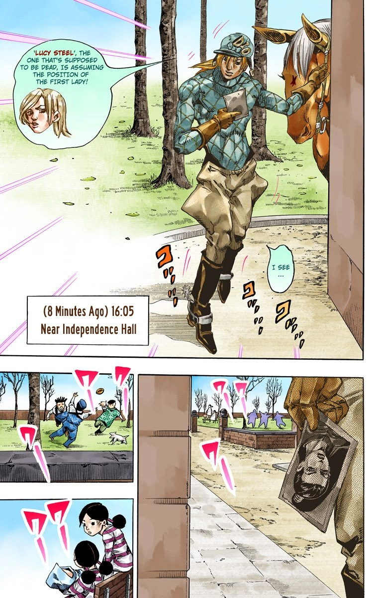 Jojo's Bizarre Adventure Part 7 - Steel Ball Run - Vol.17 Chapter 67: D4C Part 2