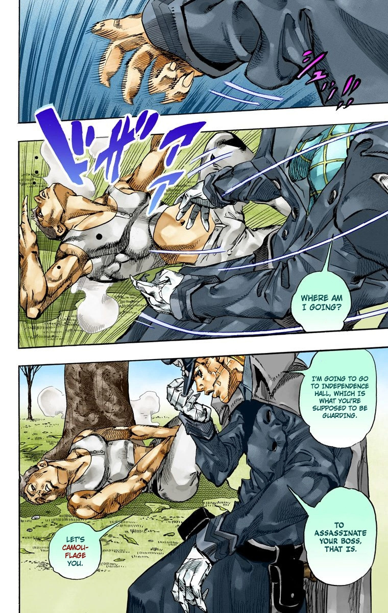 Jojo's Bizarre Adventure Part 7 - Steel Ball Run - Vol.17 Chapter 67: D4C Part 2